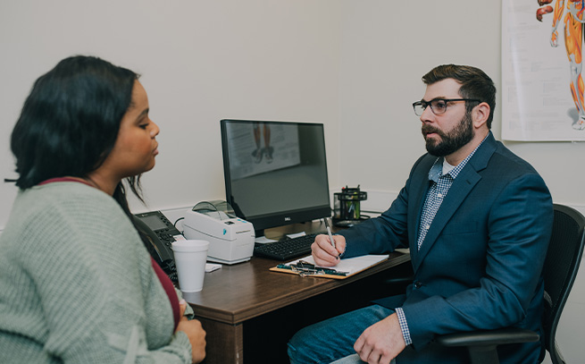 woman and man counselor at The Counseling Center